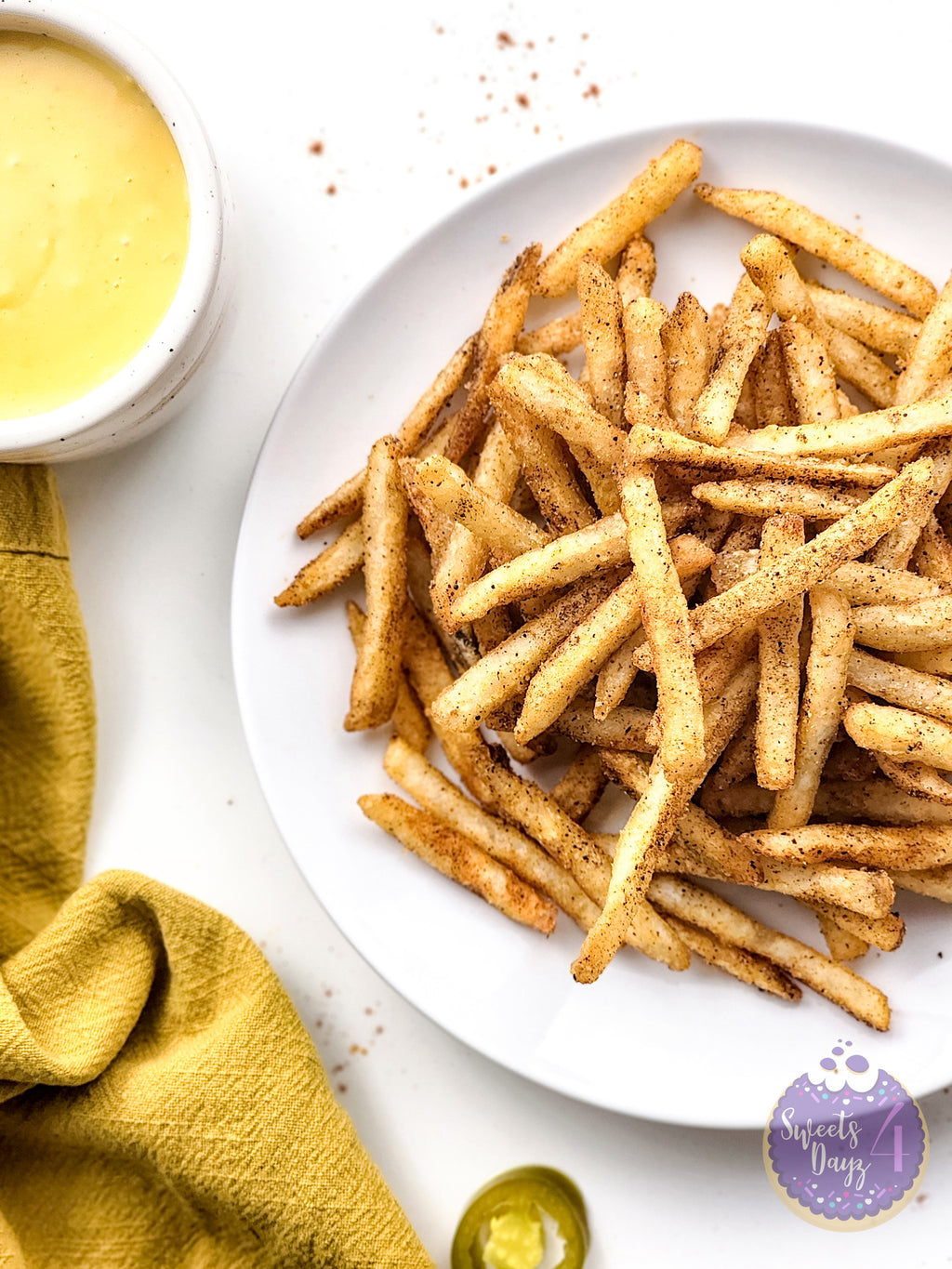 Copycat Taco Bell Nacho Fries on White