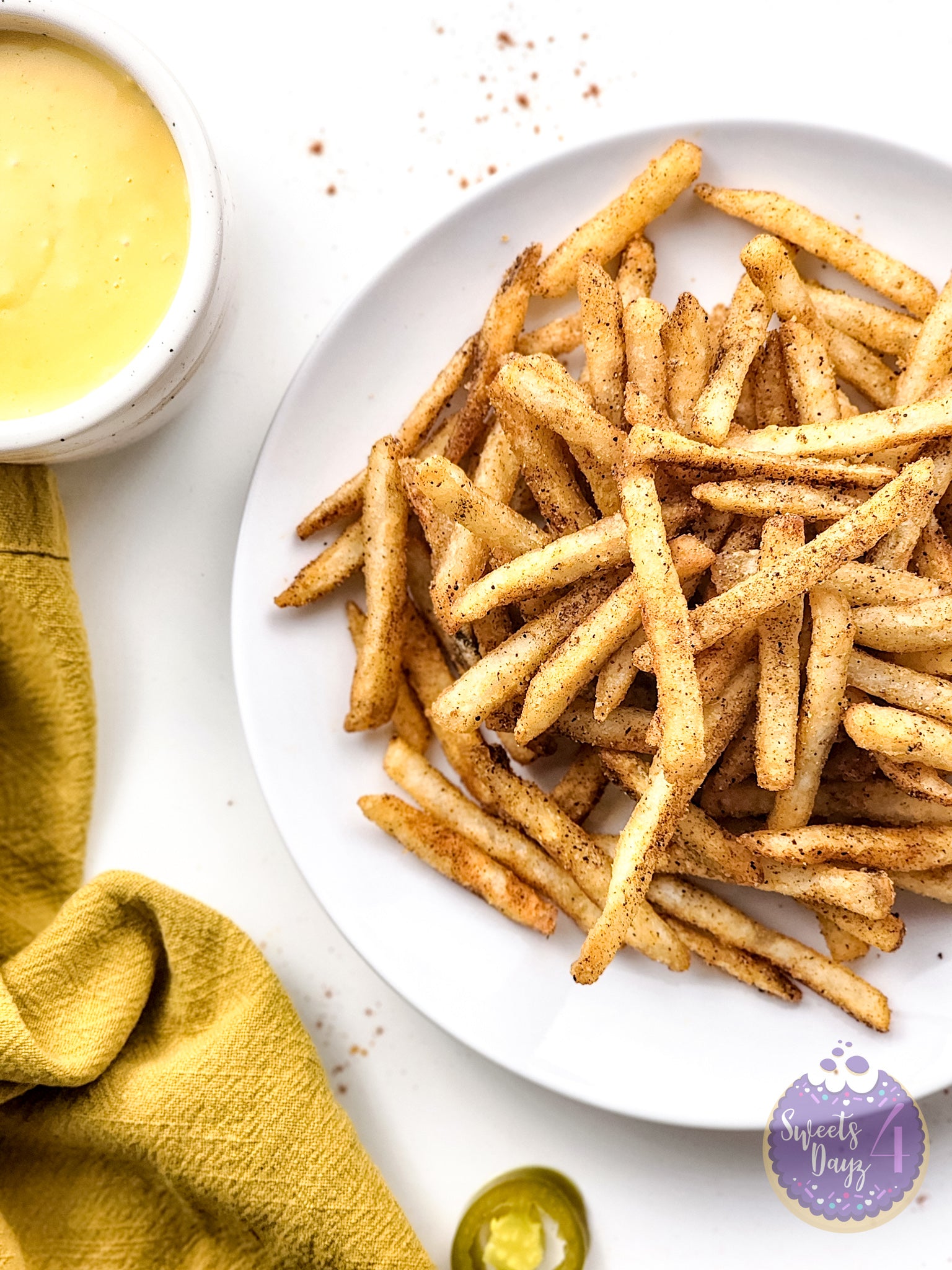 Copycat Taco Bell Nacho Fries on White