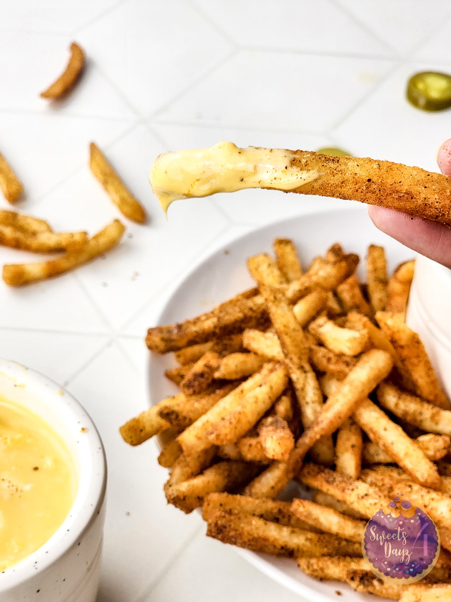 Copycat Taco Bell Nacho Fries on Rhombus
