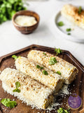 Homemade Mexican Street Corn on Rhombus