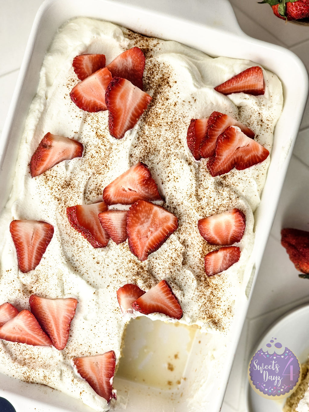 Tres Leches Cake on Rhombus