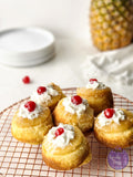 Mini Pineapple Upside Down Cakes on Rhombus