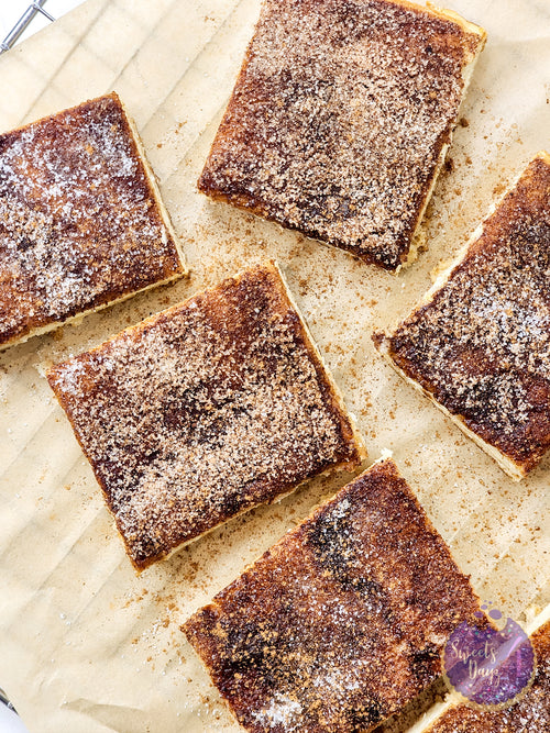 Churro Cheesecake Bars on Rhombus