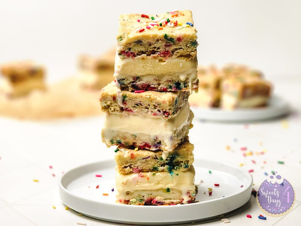 Funfetti Cookie Ice Cream Sandwiches on Rhombus