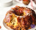 Pizza Monkey Bread on Marble