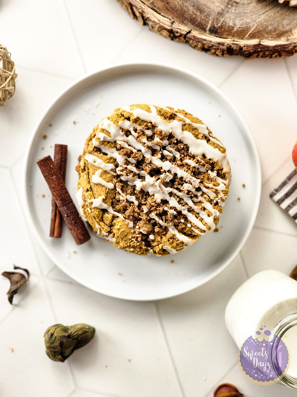 Pumpkin Coffee Cake Cookies on Rhombus
