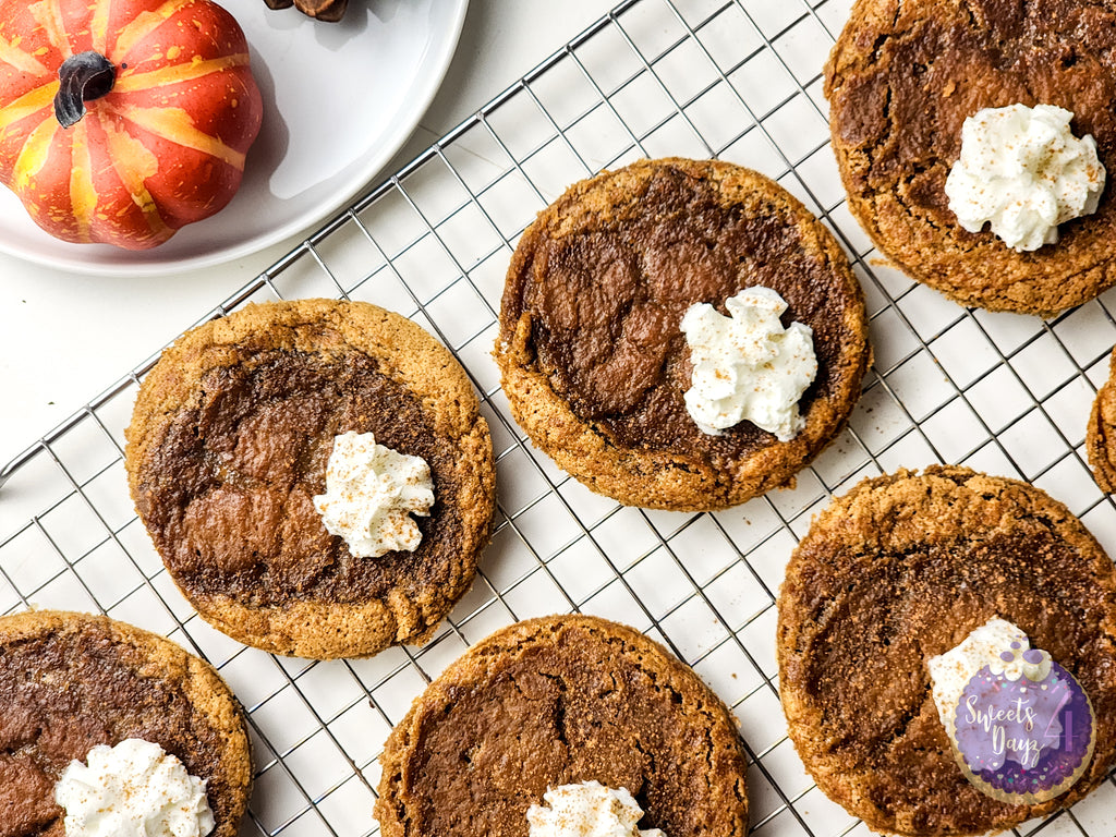 Pumpkin Pie Cookies on White