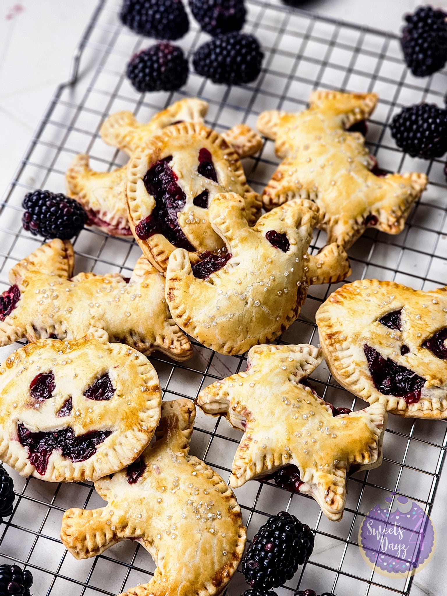 Spooky Fruit Hand Pies on Rhombus