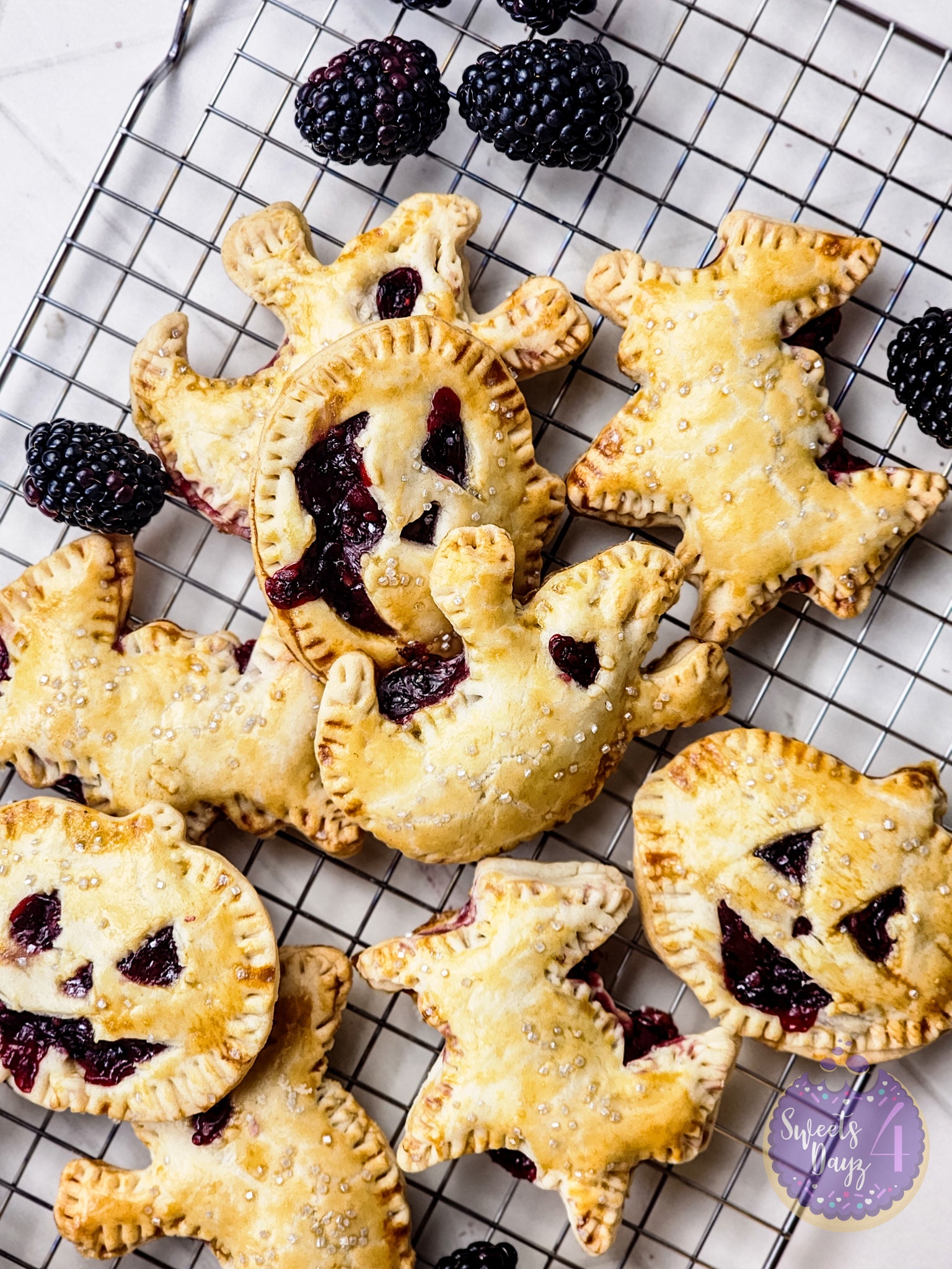 Spooky Fruit Hand Pies on Rhombus