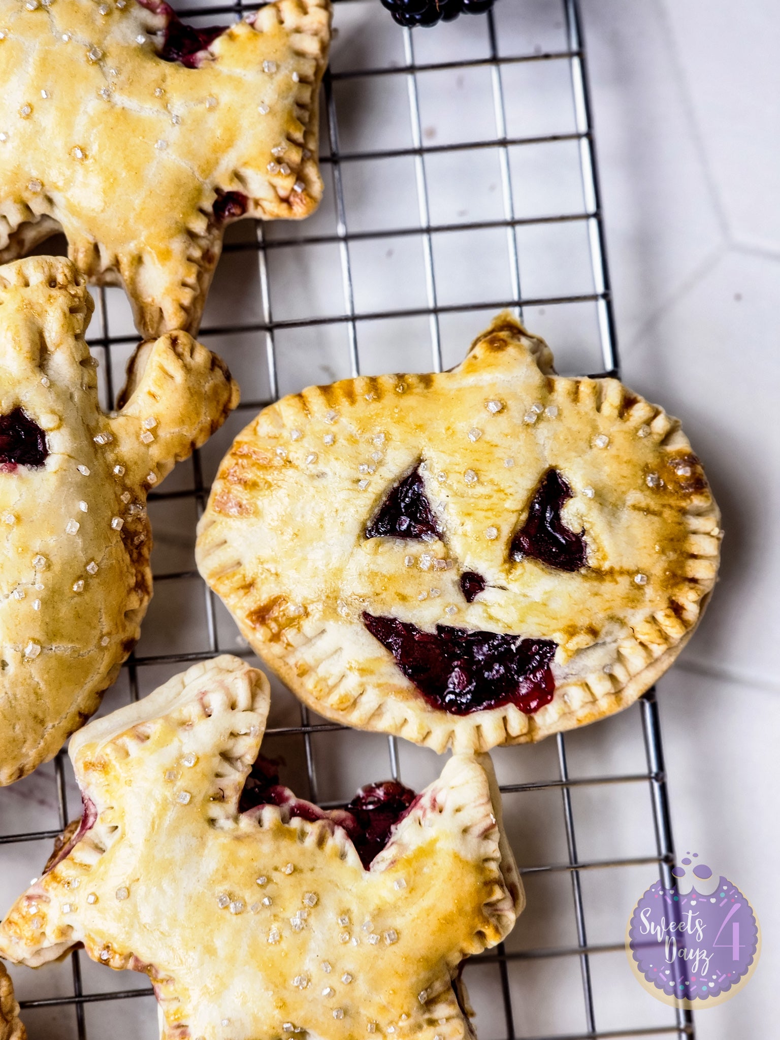 Spooky Fruit Hand Pies on Rhombus