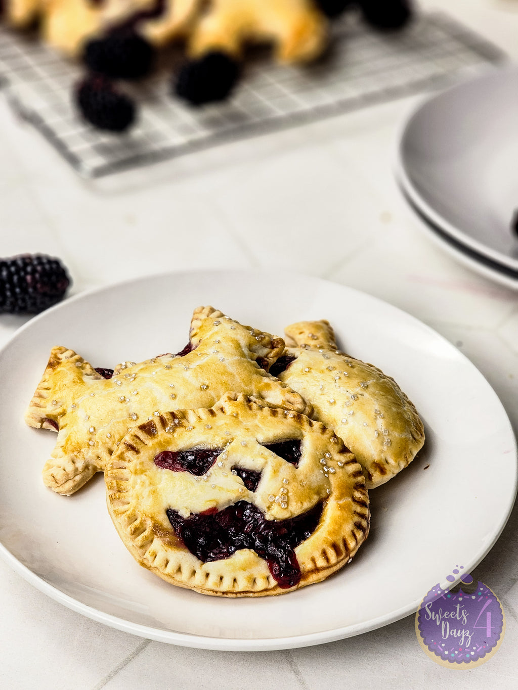 Spooky Fruit Hand Pies on Rhombus