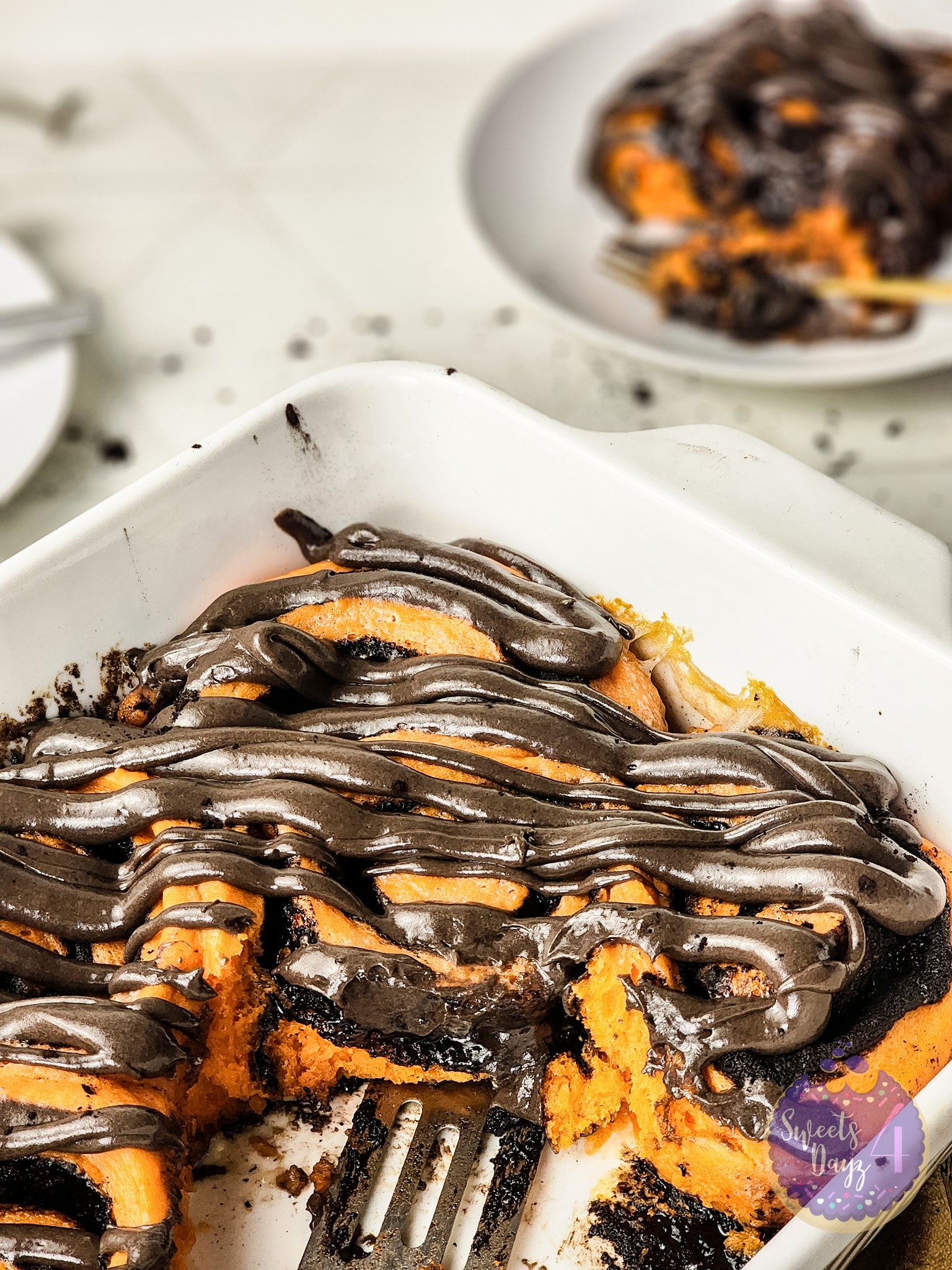 Halloween Cinnamon Rolls on Rhombus