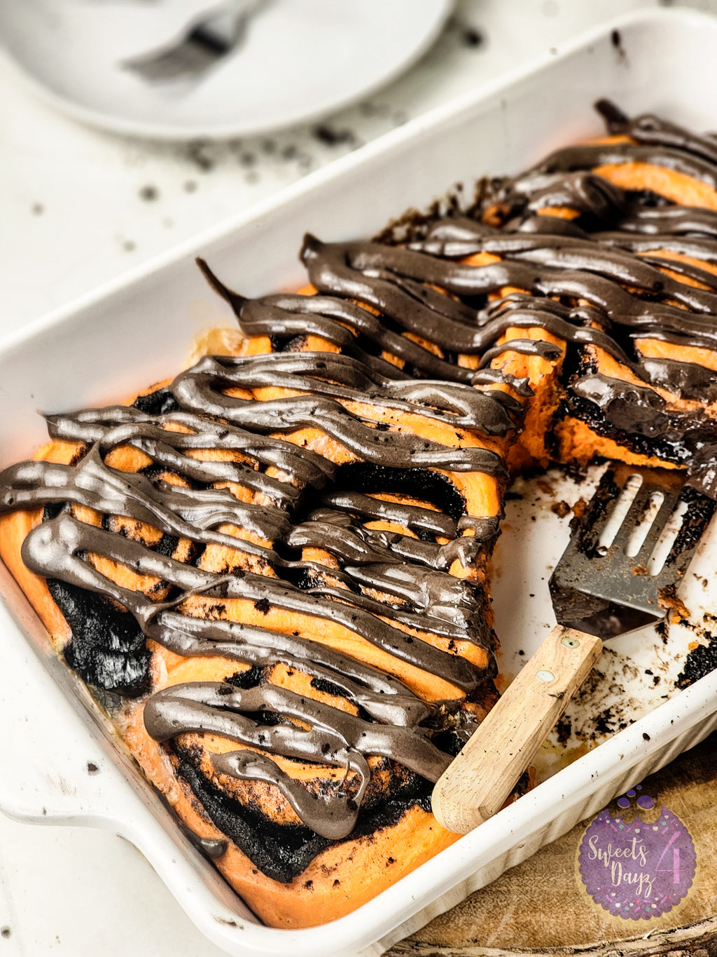 Halloween Cinnamon Rolls on Rhombus