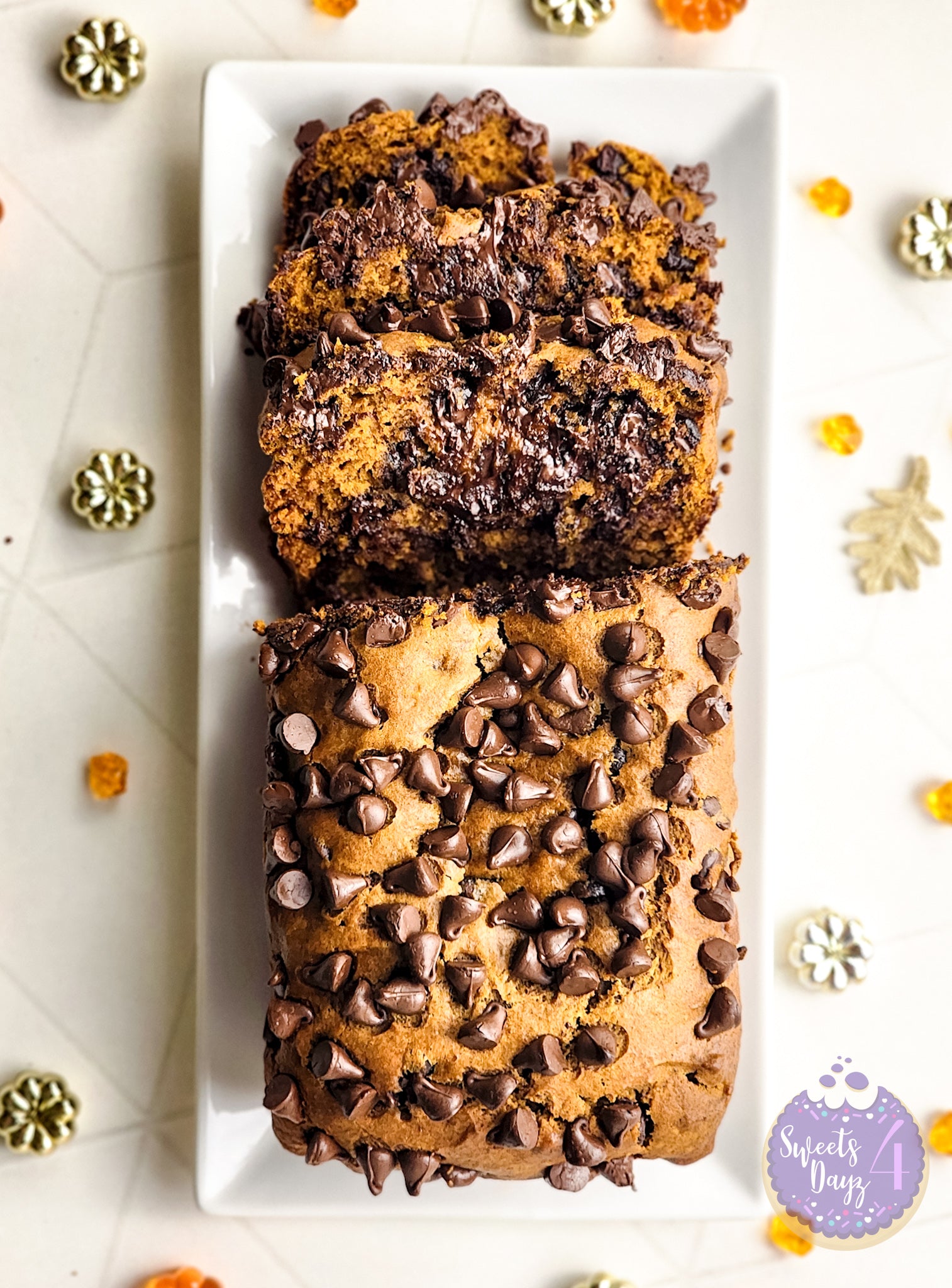 Pumpkin Loaf Bread on Rhombus