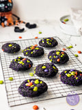 Halloween M&M Cookies on Rhombus