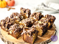 Pumpkin S'mores Bars on Marble