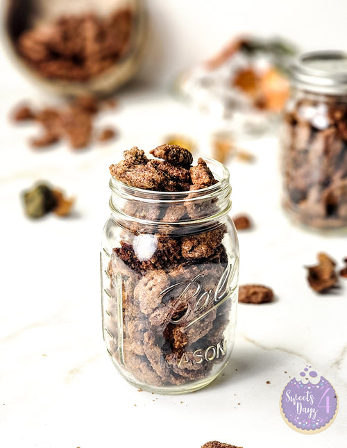 Candied Pecans on Rhombus