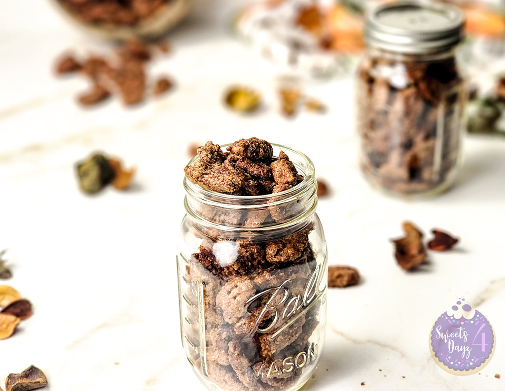 Candied Pecans on Rhombus