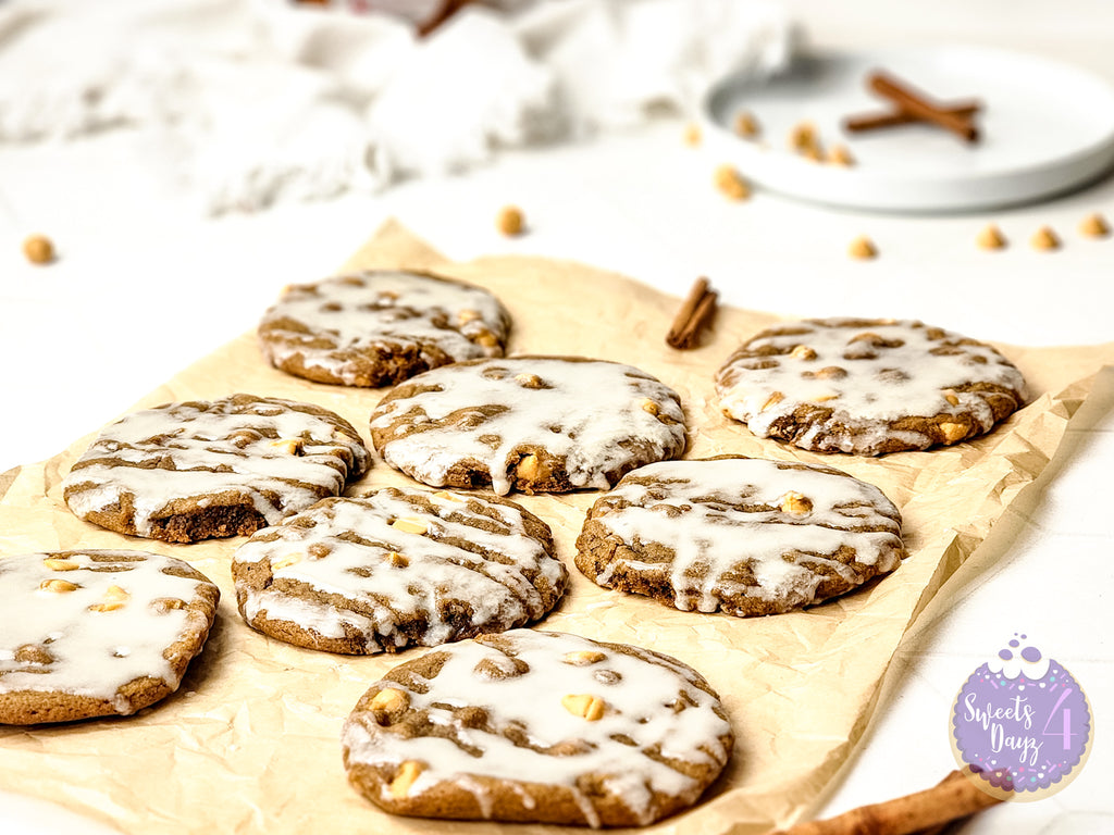 Ginger Maple Glazed Cookies on Rhombus