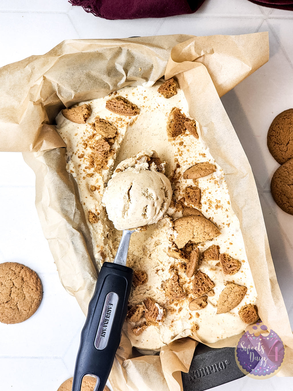 Gingerbread Ice Cream on Rhombus