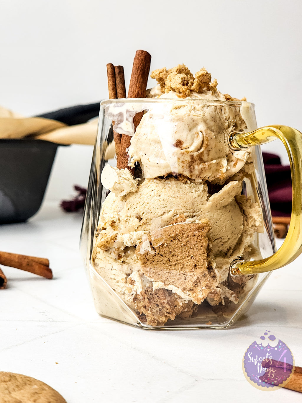 Gingerbread Ice Cream on Rhombus