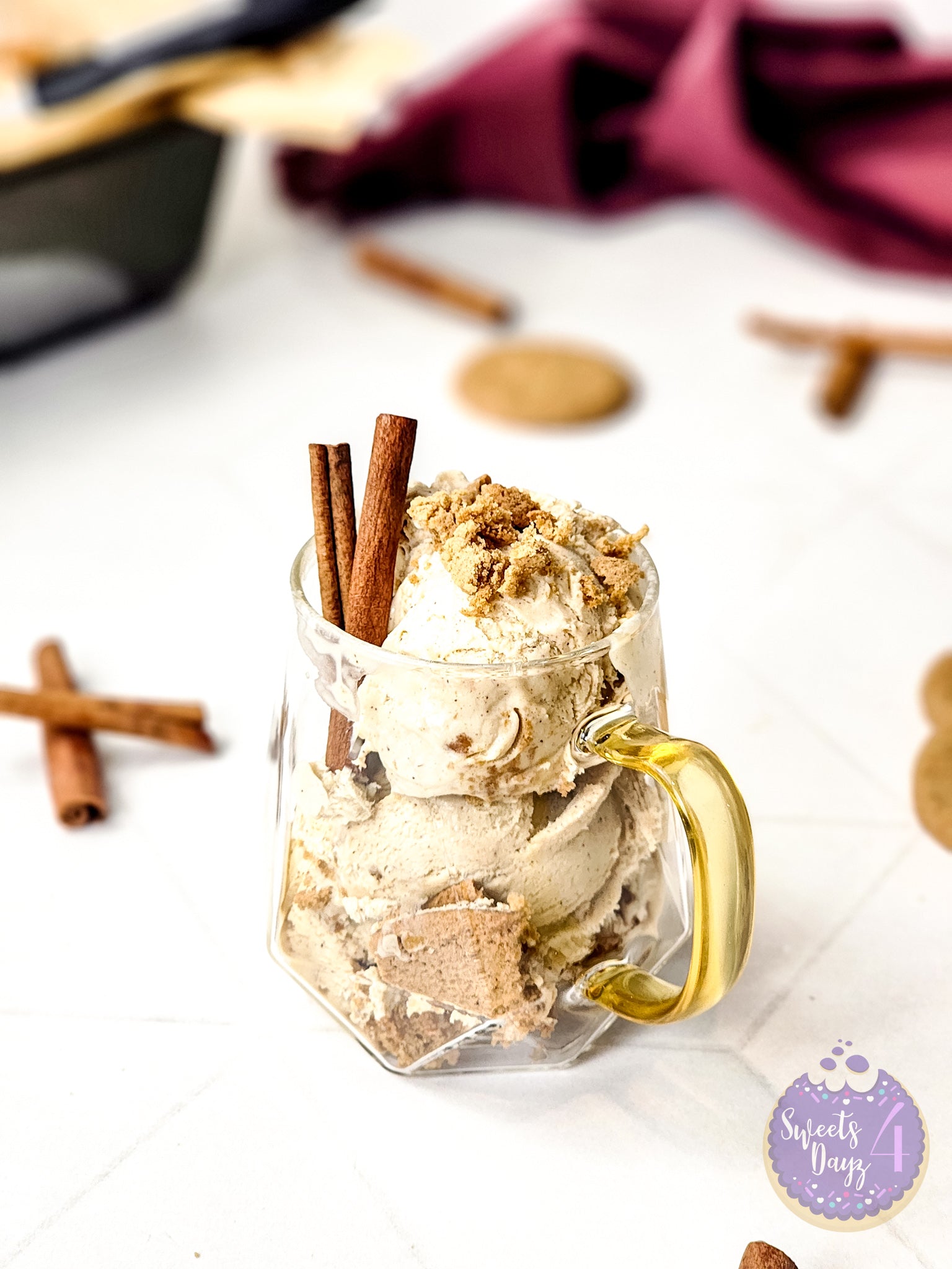 Gingerbread Ice Cream on Rhombus