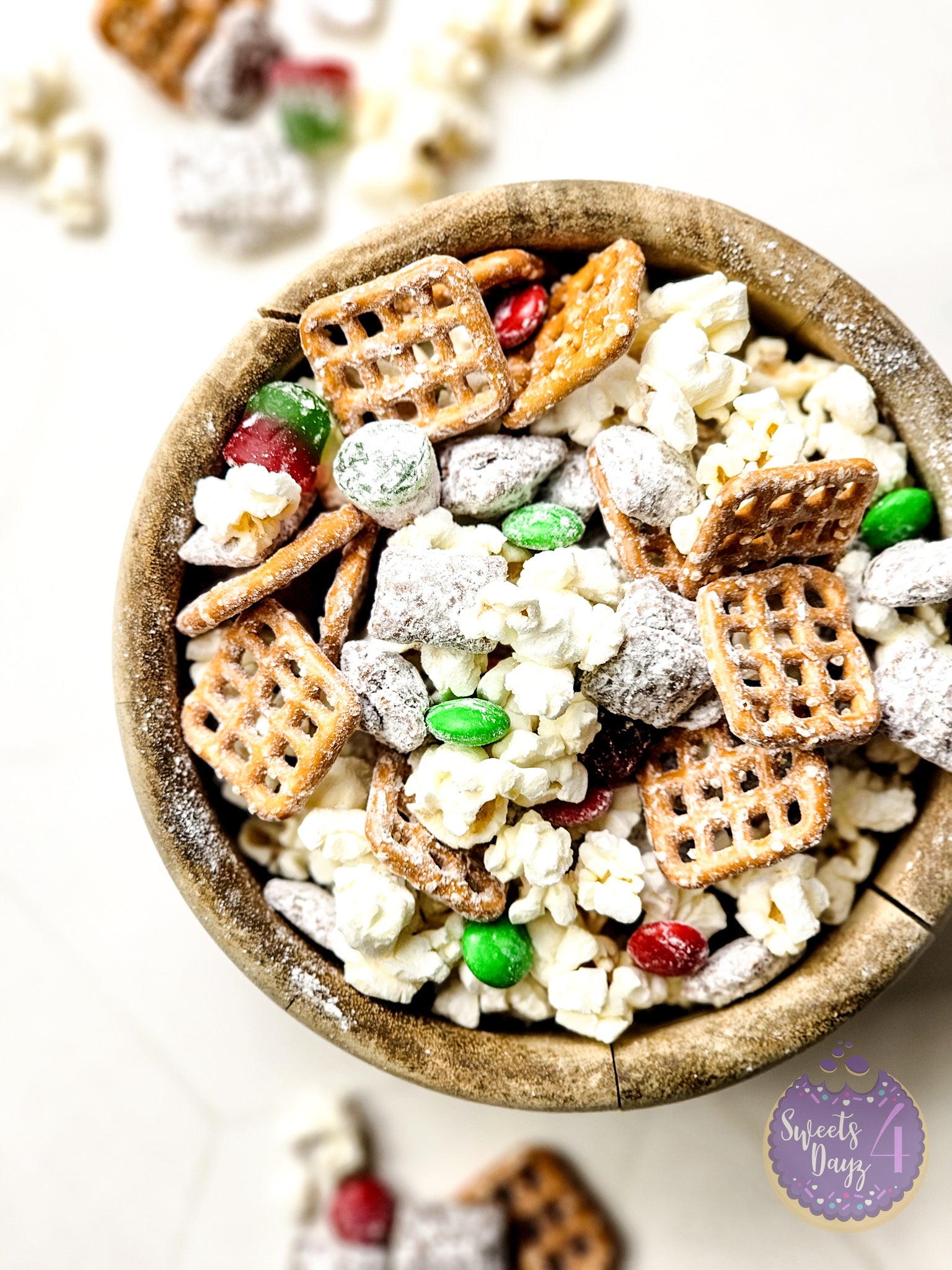 Holiday Chex Mix on Rhombus