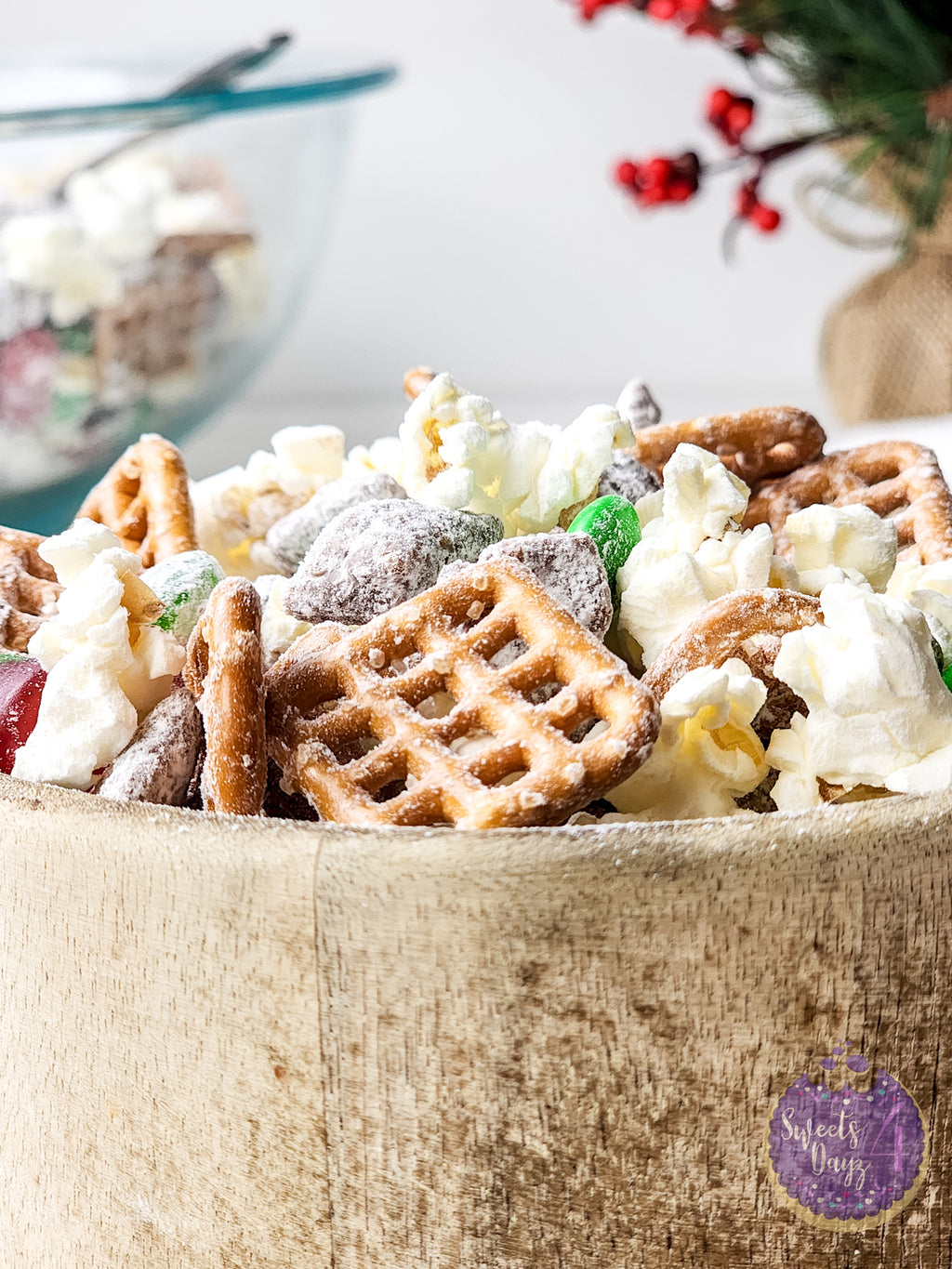 Holiday Chex Mix on Rhombus