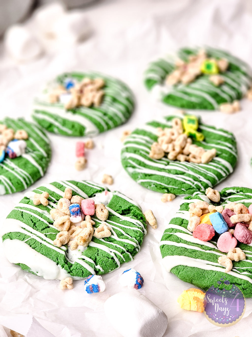 Lucky Charm St. Patty's Cookies on Rhombus