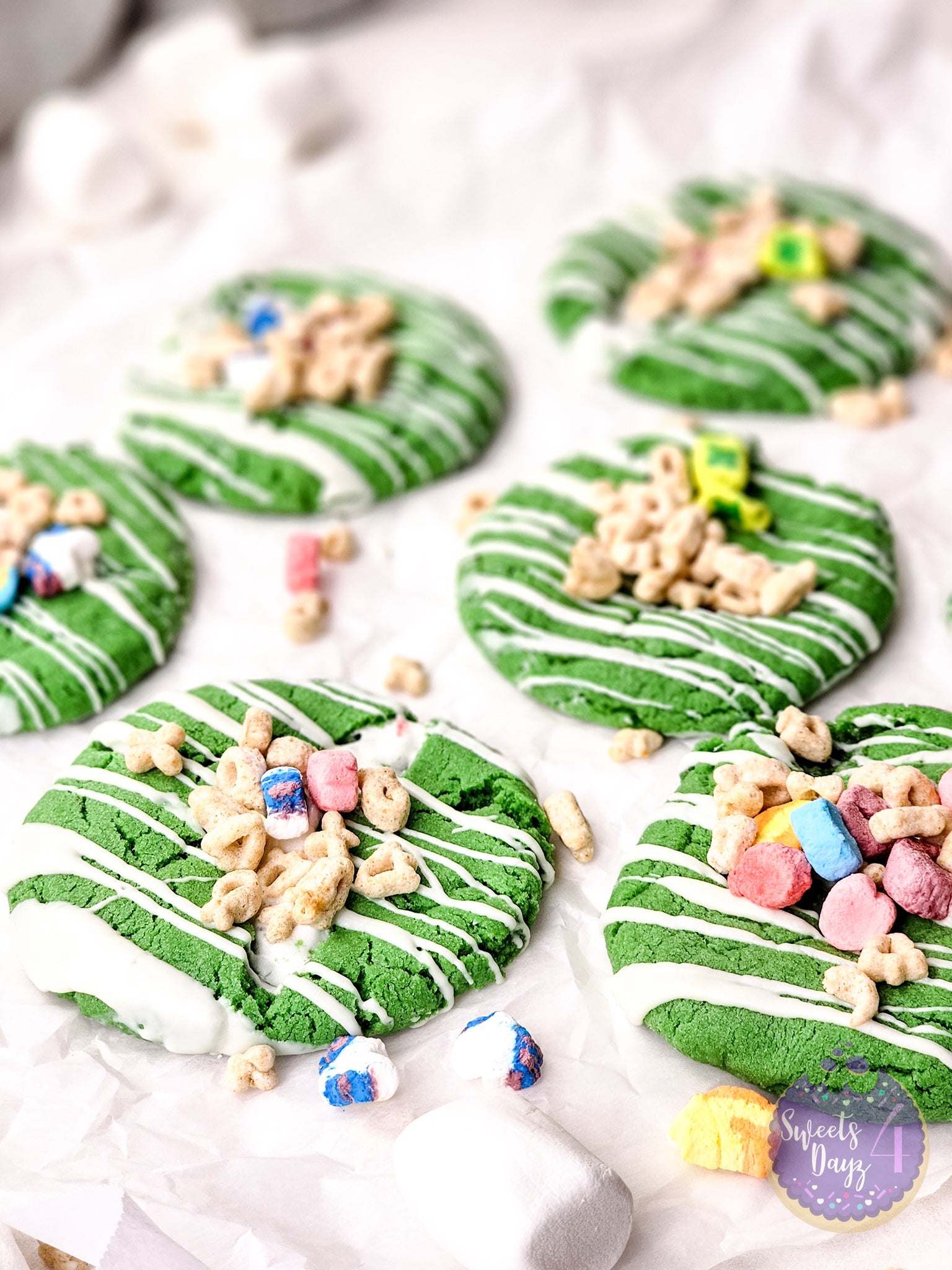 Lucky Charm St. Patty's Cookies on Rhombus
