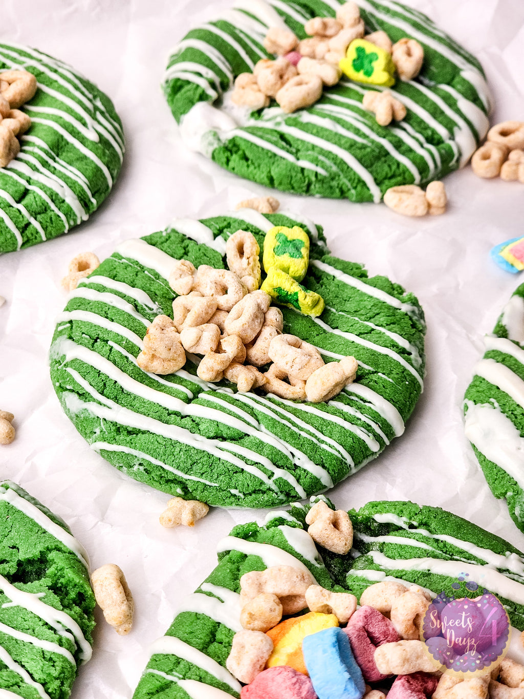 Lucky Charm St. Patty's Cookies on Rhombus