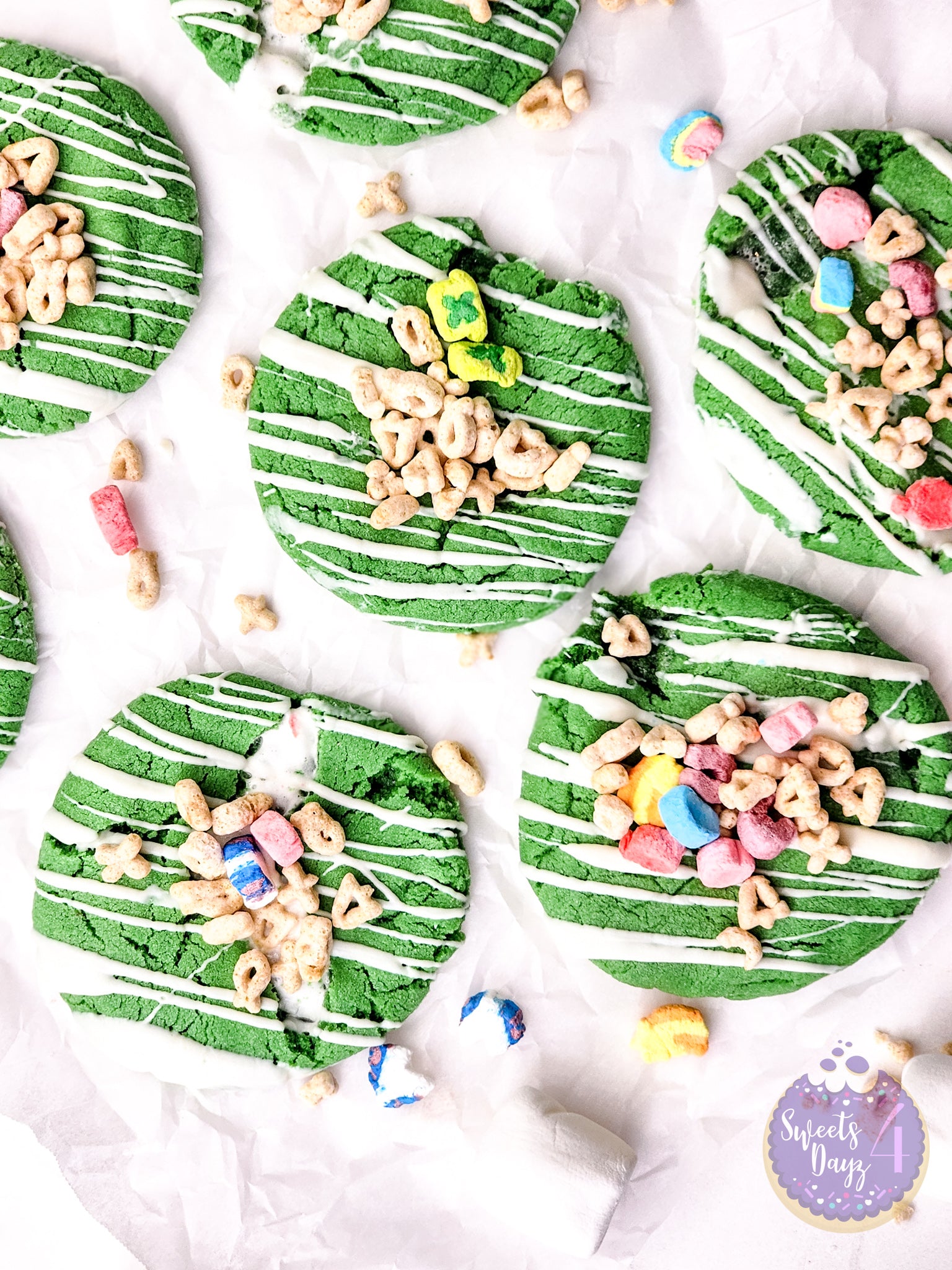 Lucky Charm St. Patty's Cookies on Rhombus