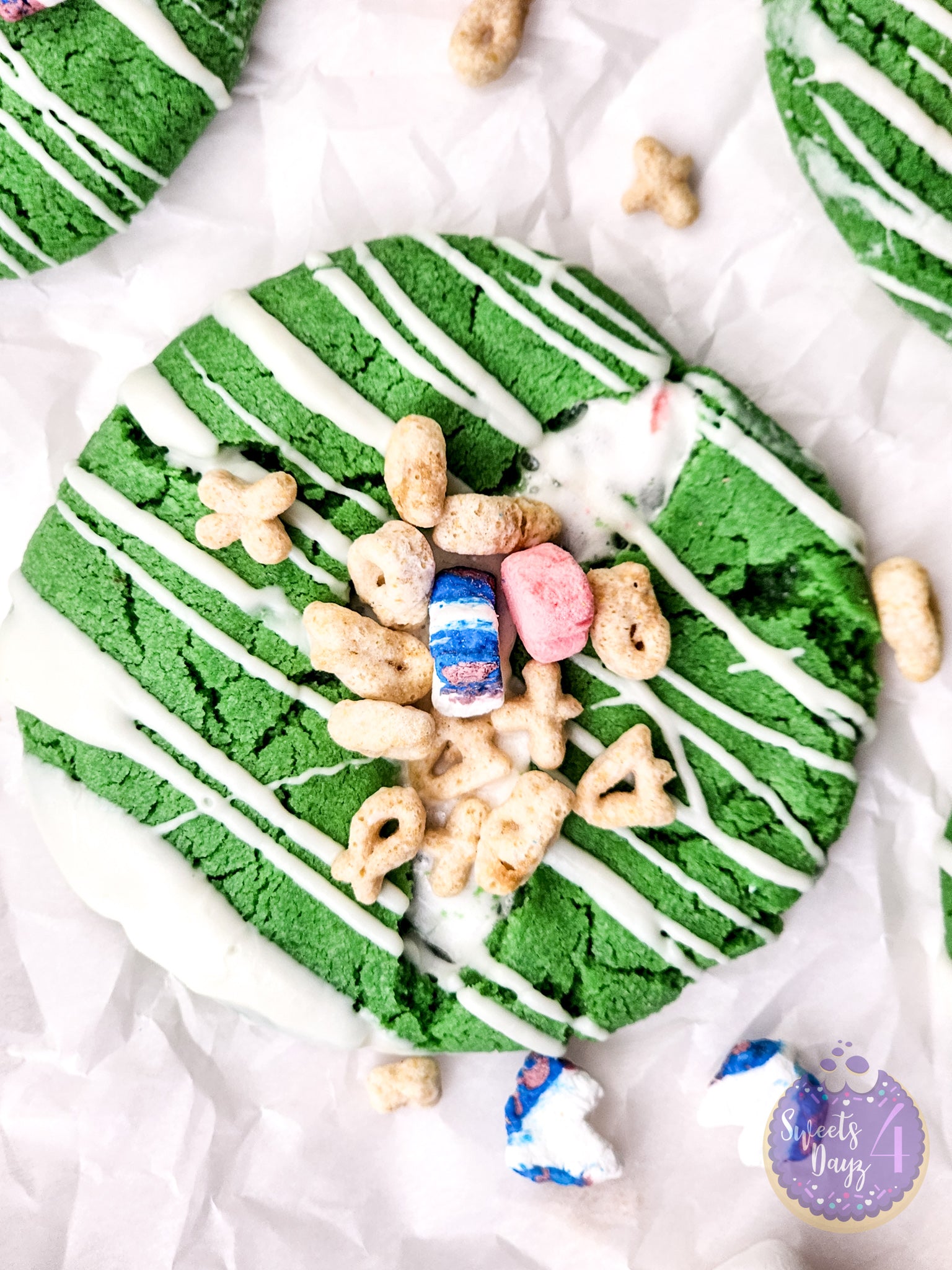 Lucky Charm St. Patty's Cookies on Rhombus