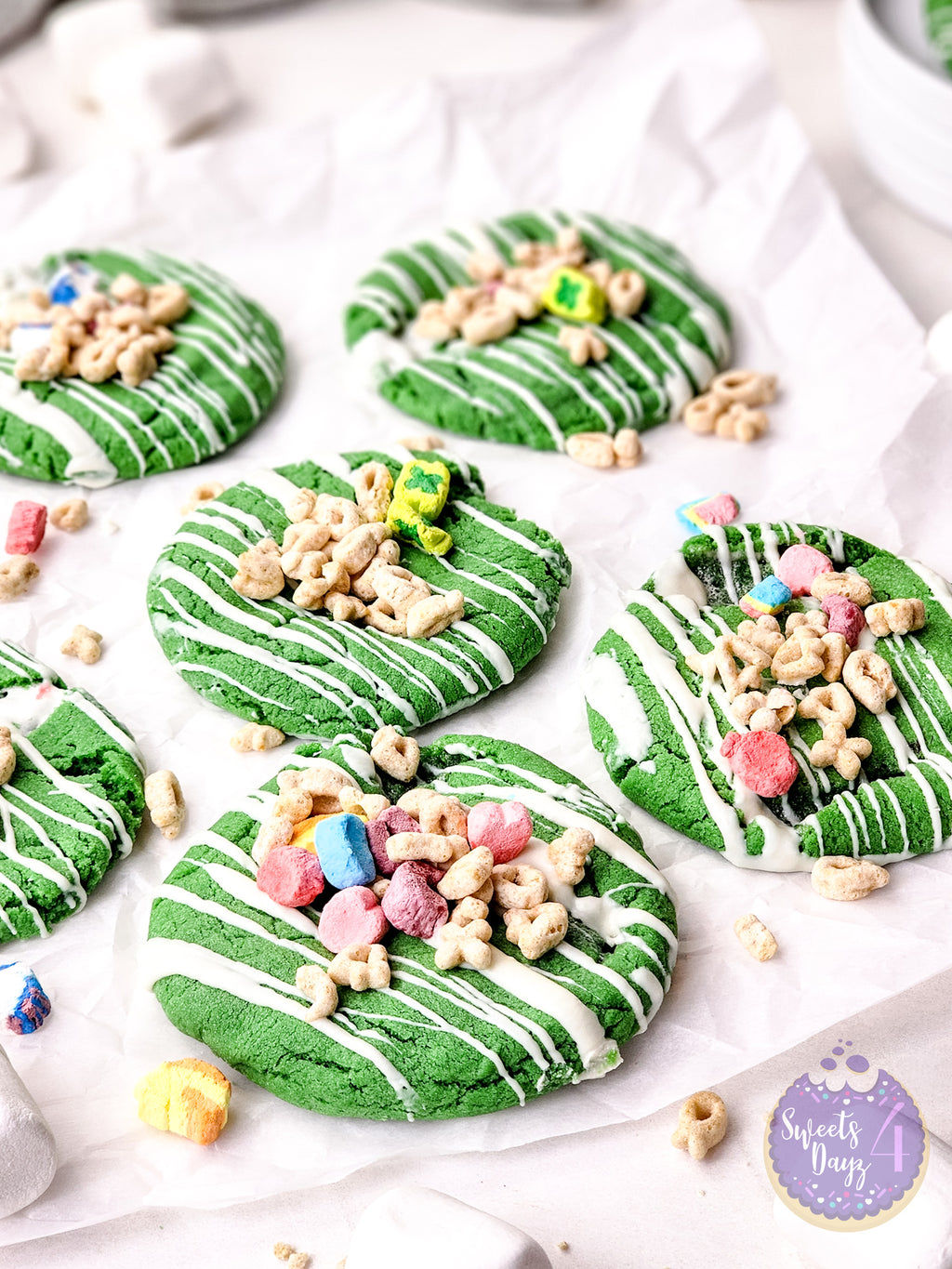 Lucky Charm St. Patty's Cookies on Rhombus