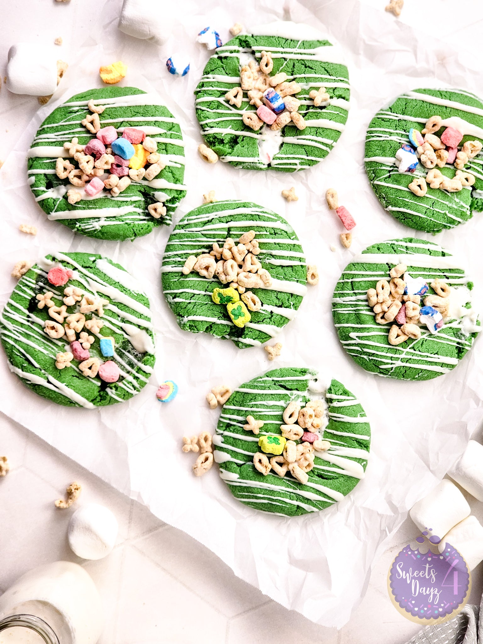 Lucky Charm St. Patty's Cookies on Rhombus