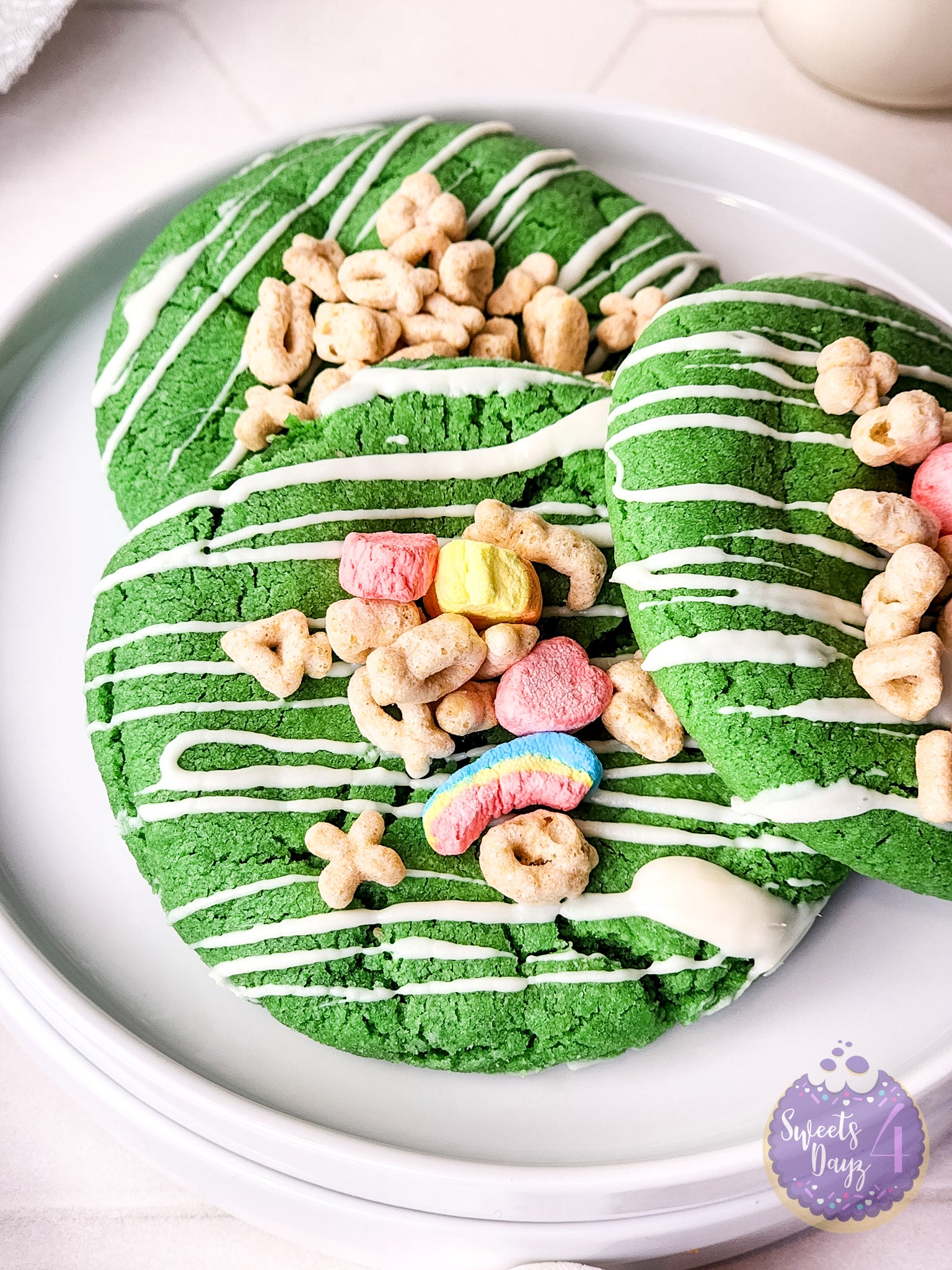 Lucky Charm St. Patty's Cookies on Rhombus