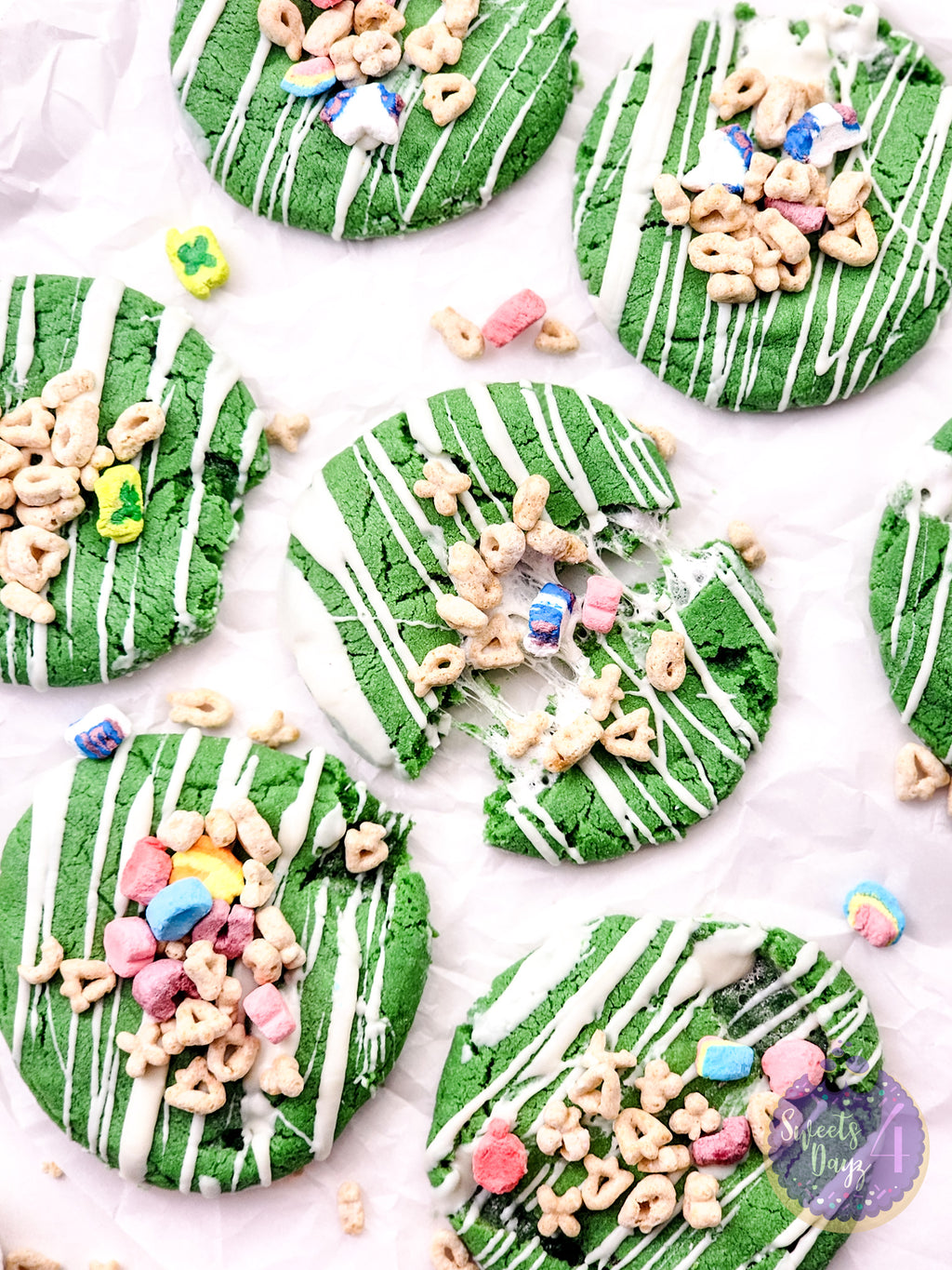 Lucky Charm St. Patty's Cookies on Rhombus