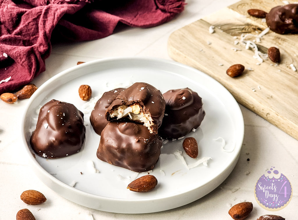 Homemade Almond Joy Bites on Rhombus