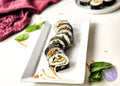 Spicy Tuna Kimbap Rolls on White