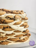 Milk n Cookies Ice Box Cake on White