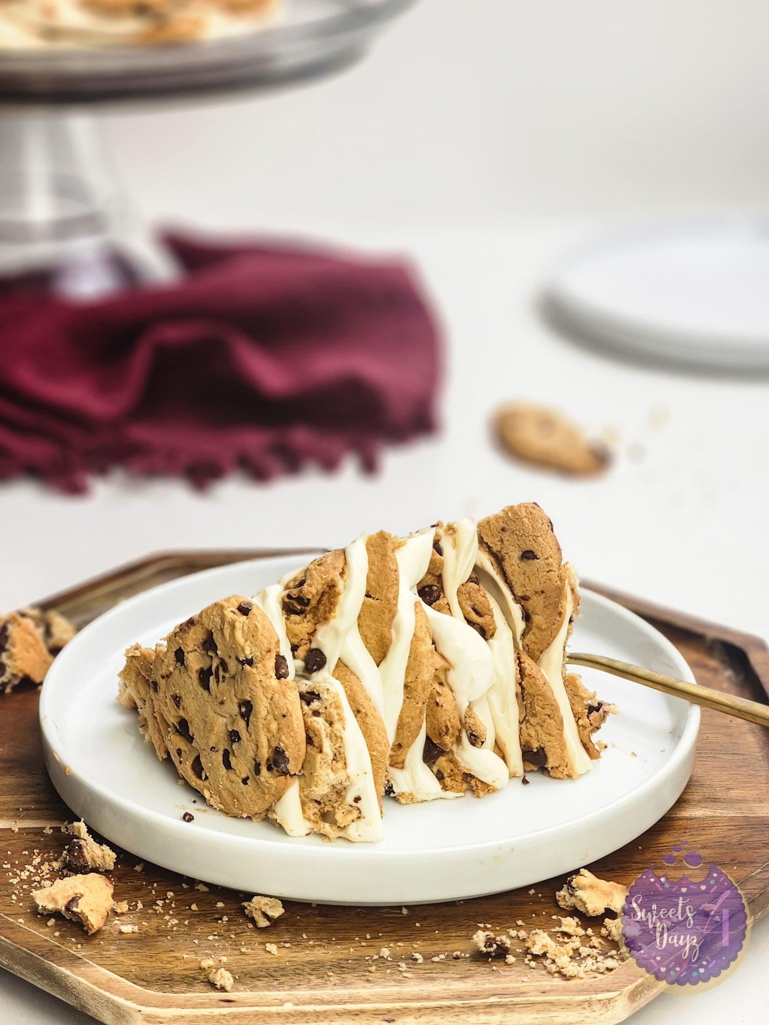 Milk n Cookies Ice Box Cake on Rhombus