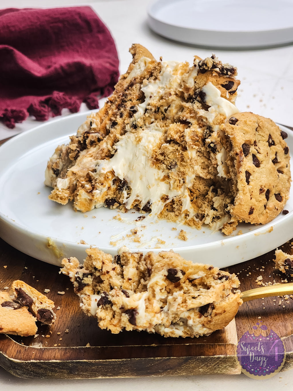 Milk n Cookies Ice Box Cake on Rhombus