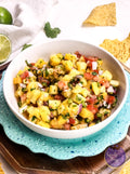 Mango Pineapple Salsa on Rhombus