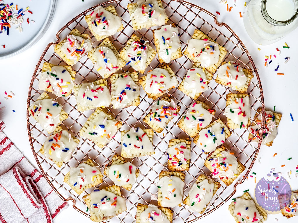 Mini Strawberry PopTarts on White
