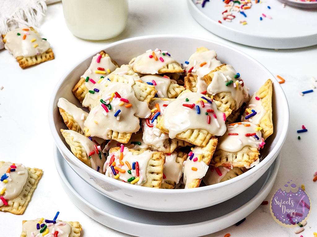 Mini Strawberry PopTarts on Marble