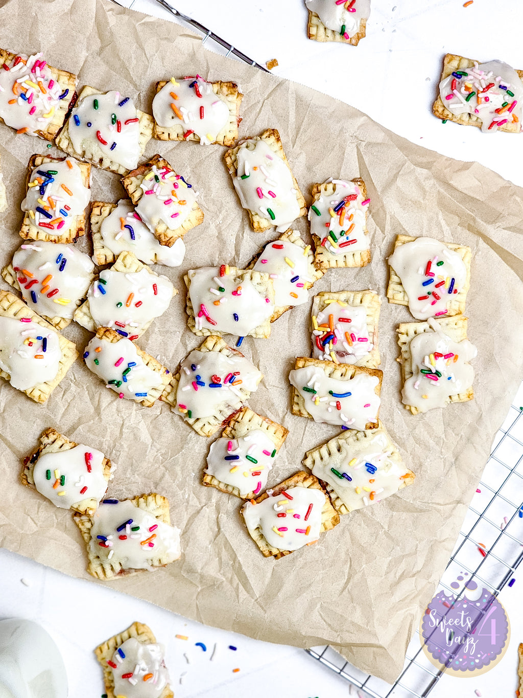 Mini Strawberry PopTarts on Rhombus