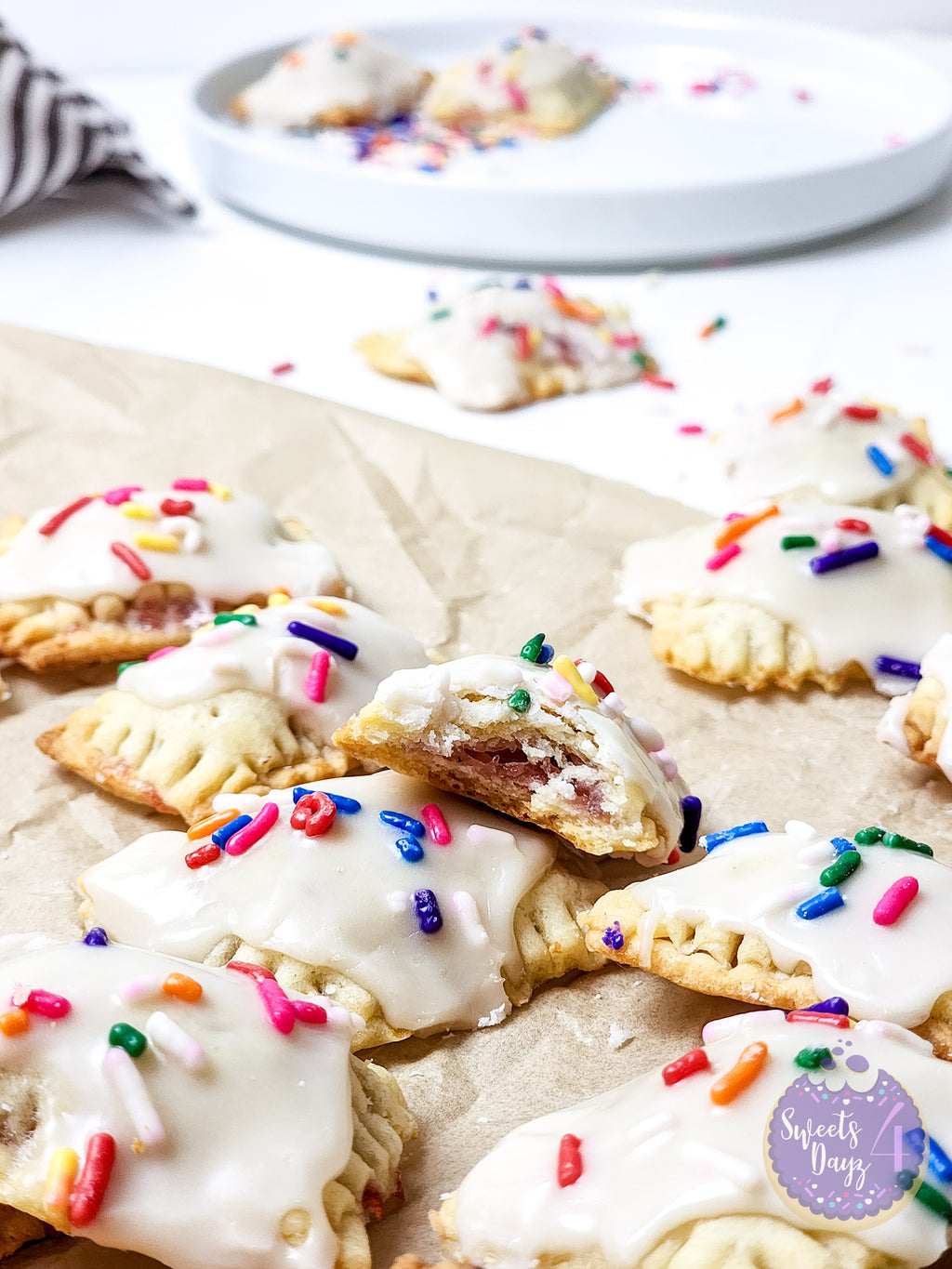 Mini Strawberry PopTarts on Rhombus
