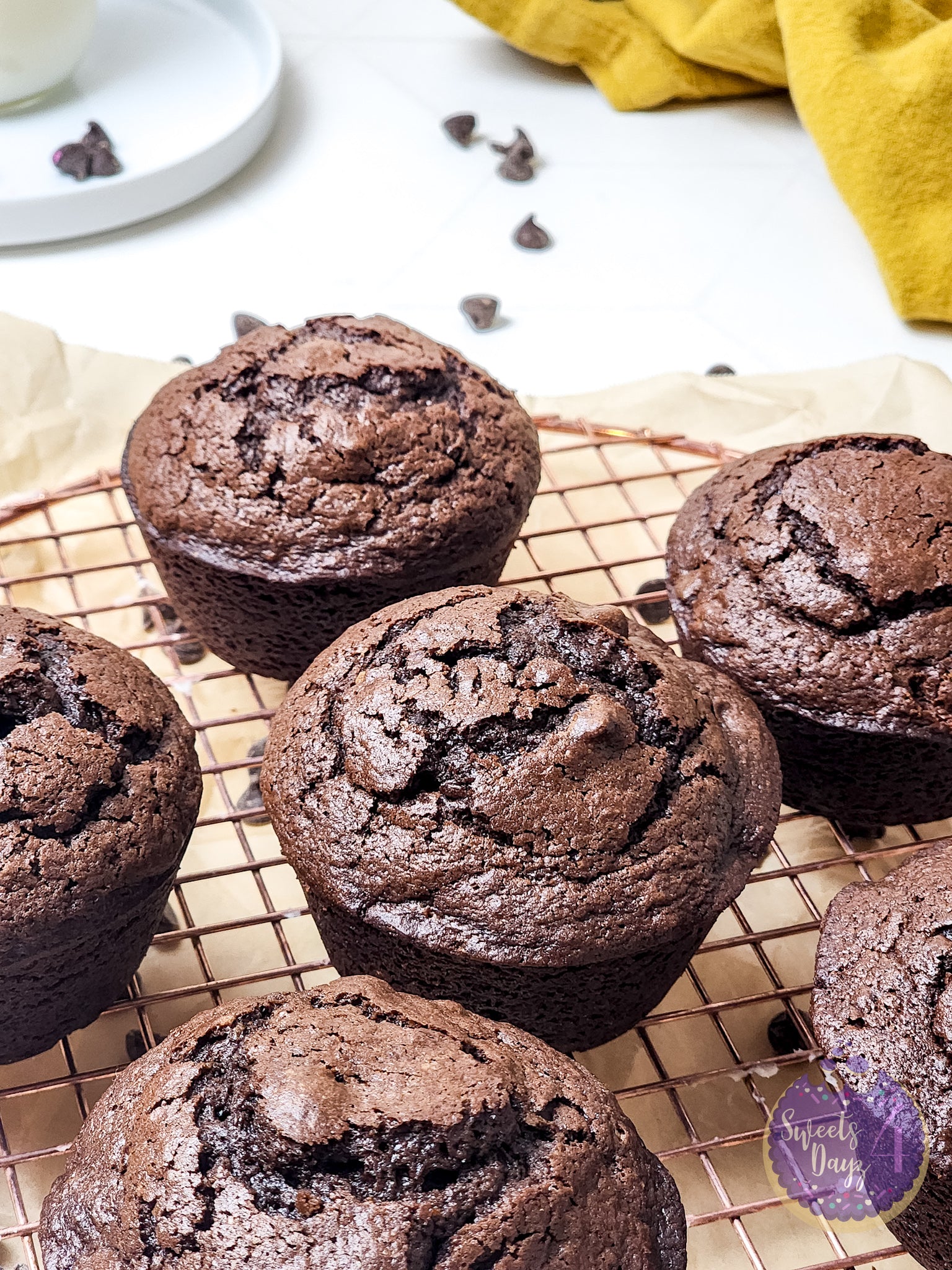 Brownie Muffins on Rhombus