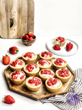 Strawberry Cheesecake Cookie Cups on Rhombus