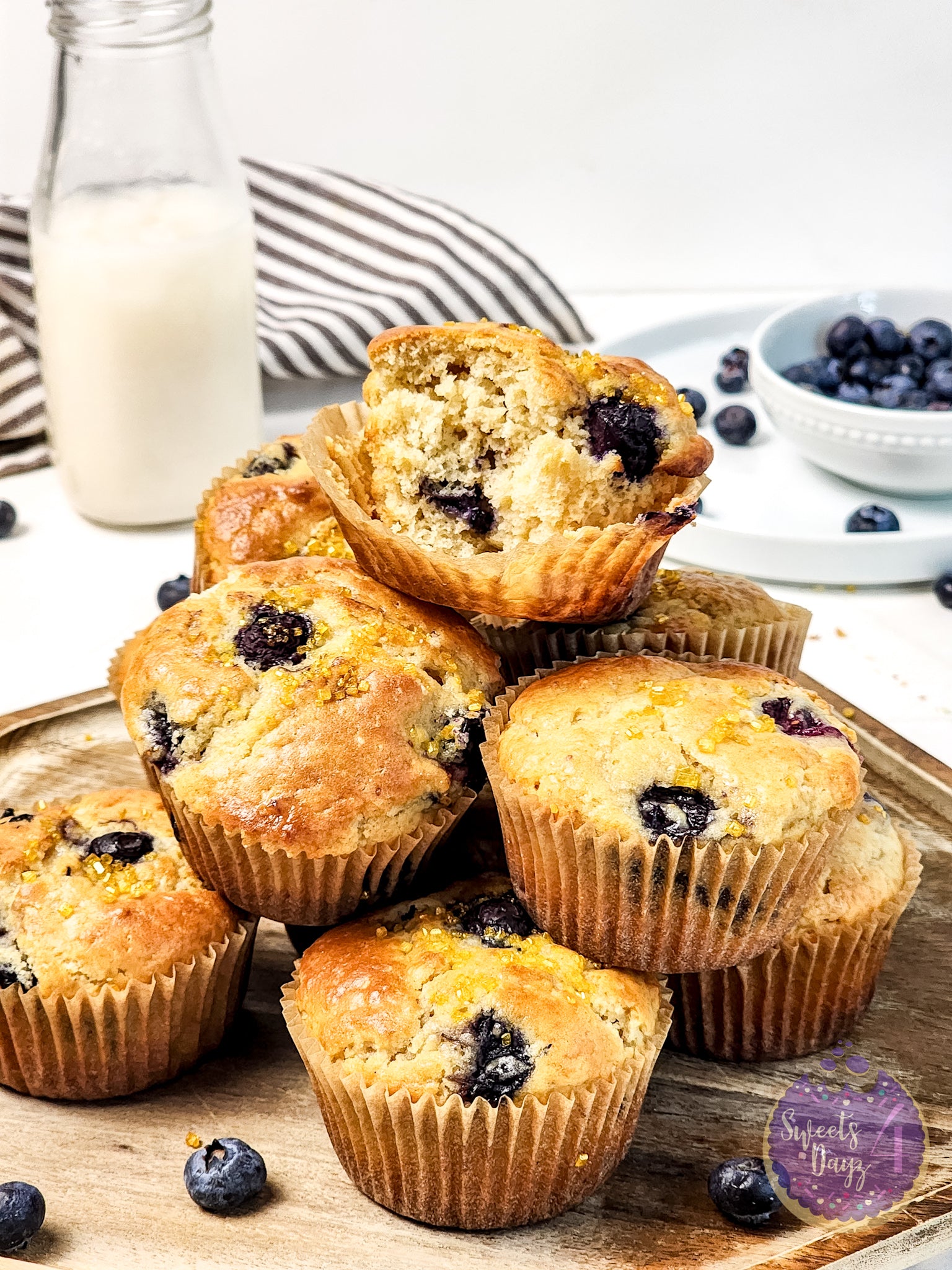 Protein Blueberry Muffins on Rhombus